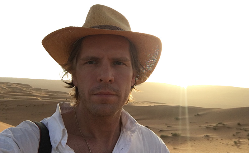 Benjamin Turin at Wahiba Sands