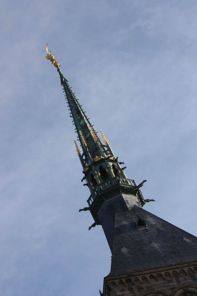 Spire at Mont St Michel