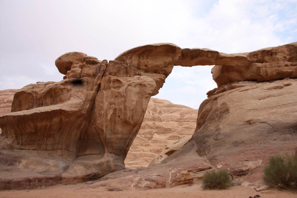 Um Frouth Rock Arch at Wadi Rum