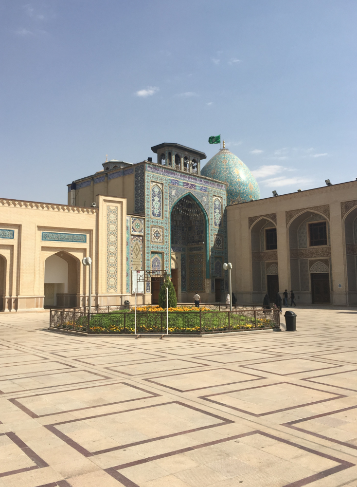 Shah Cheragh Courtyard Corner