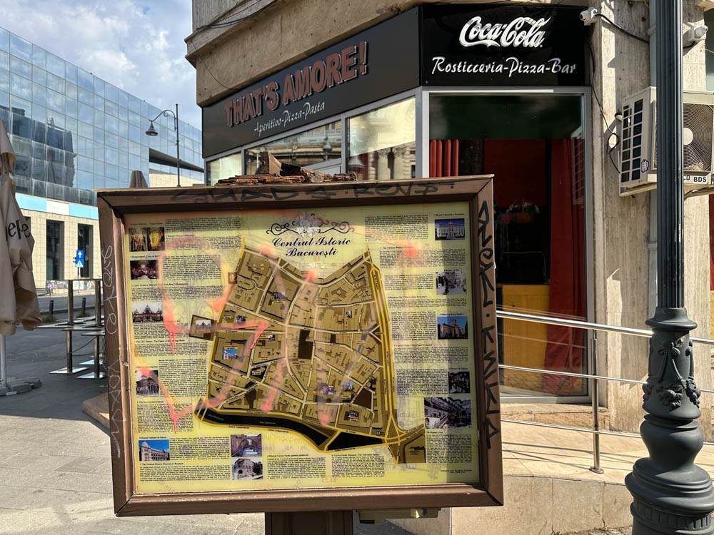 Central Bucharest Map