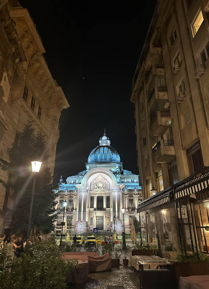 Museum of Romanian History by Night