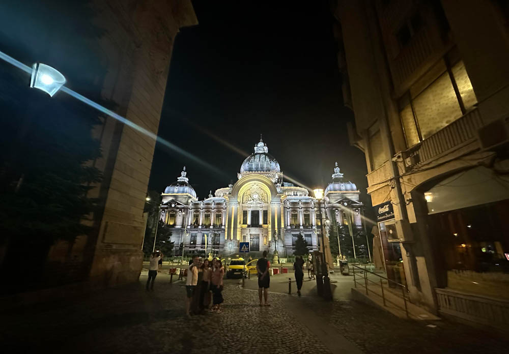 Museum of Romanian History by Night
