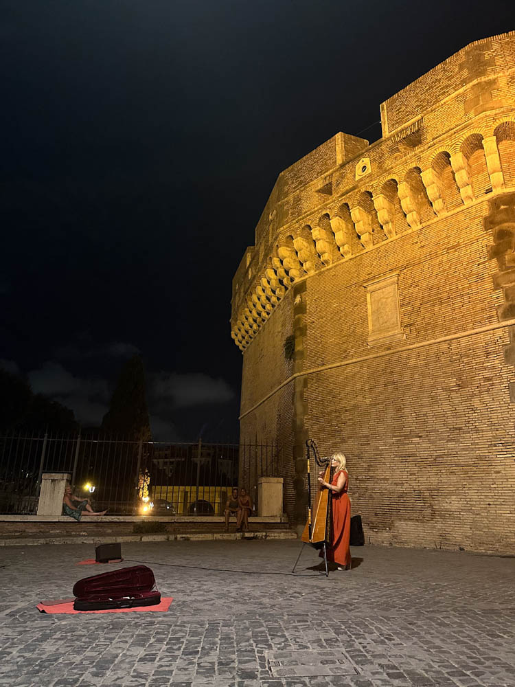 Harpist Castel Sant'Angelo
