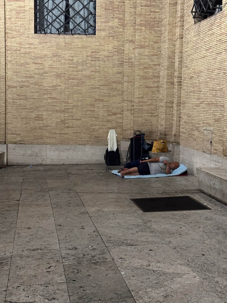 Homeless at the Vatican
