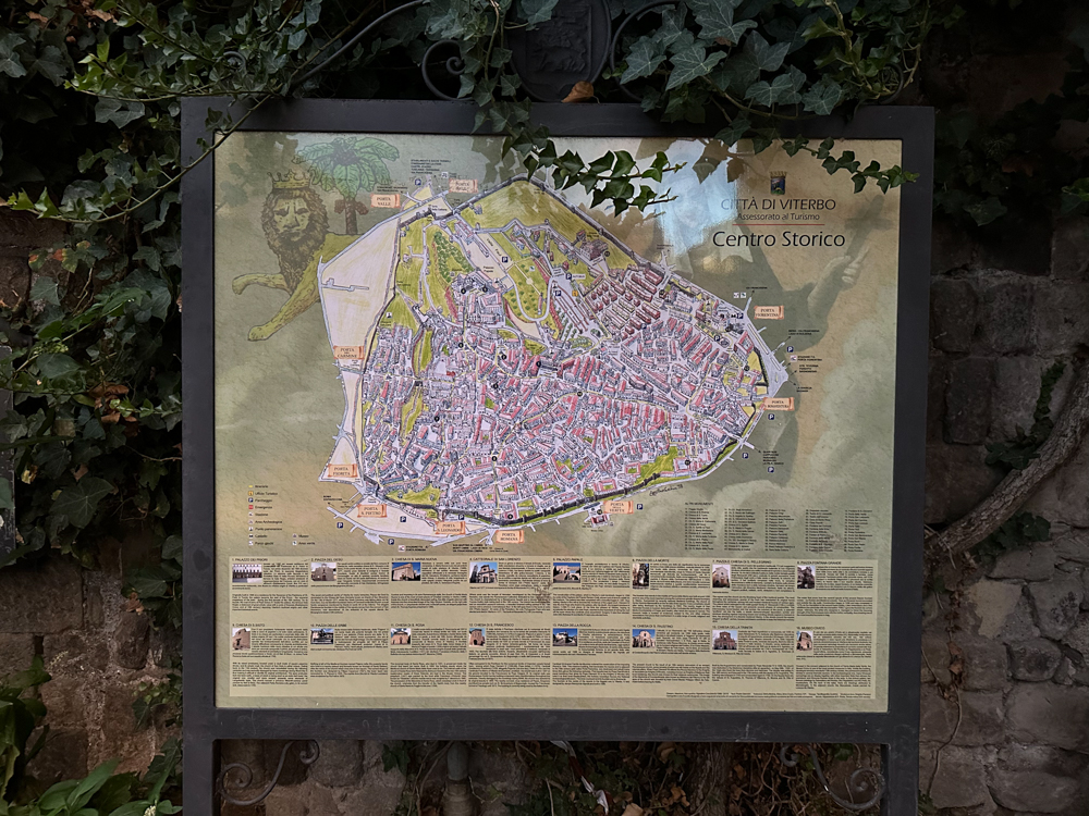 Viterbo Centro Storico Map