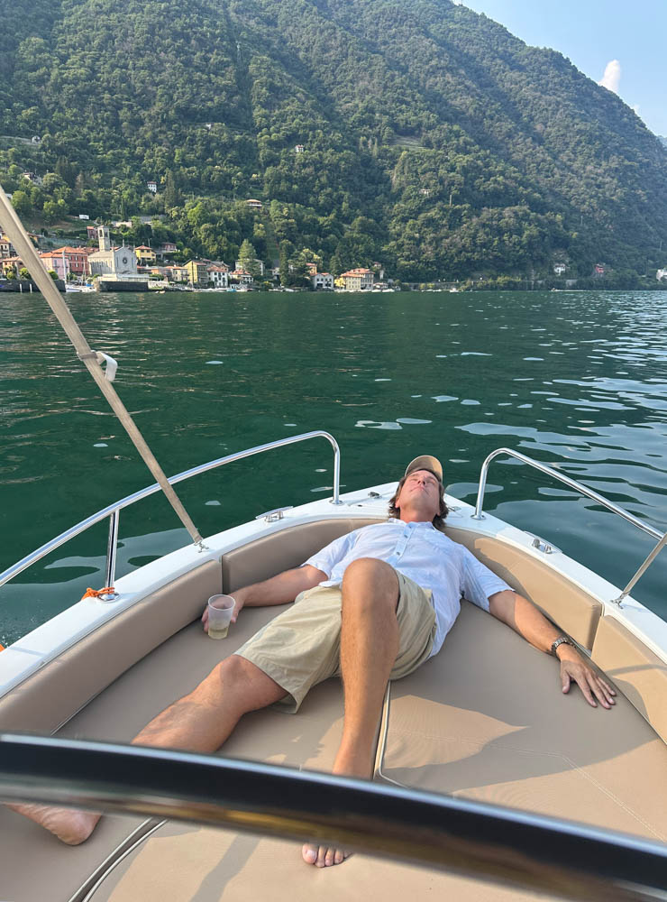 Benjamin Turin on Lake Como