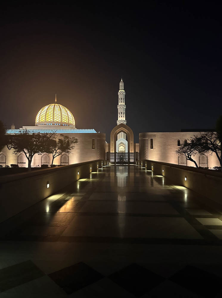 Grand Mosque by Night