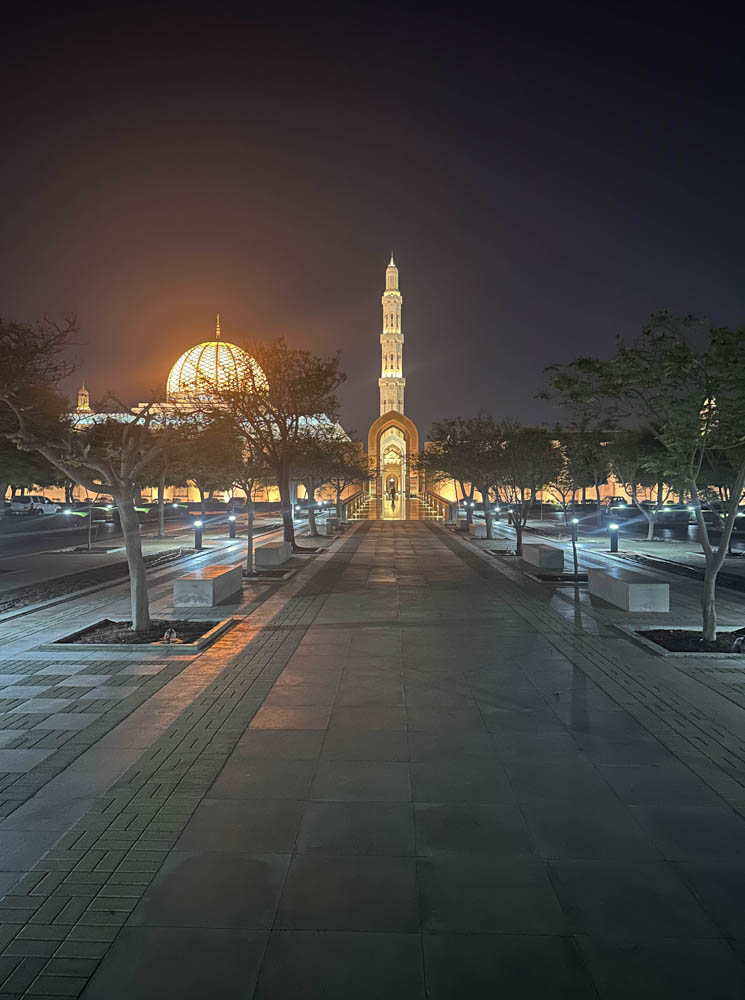 Grand Mosque by Night
