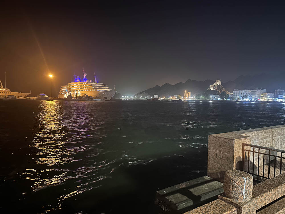 Muscat Corniche by Night