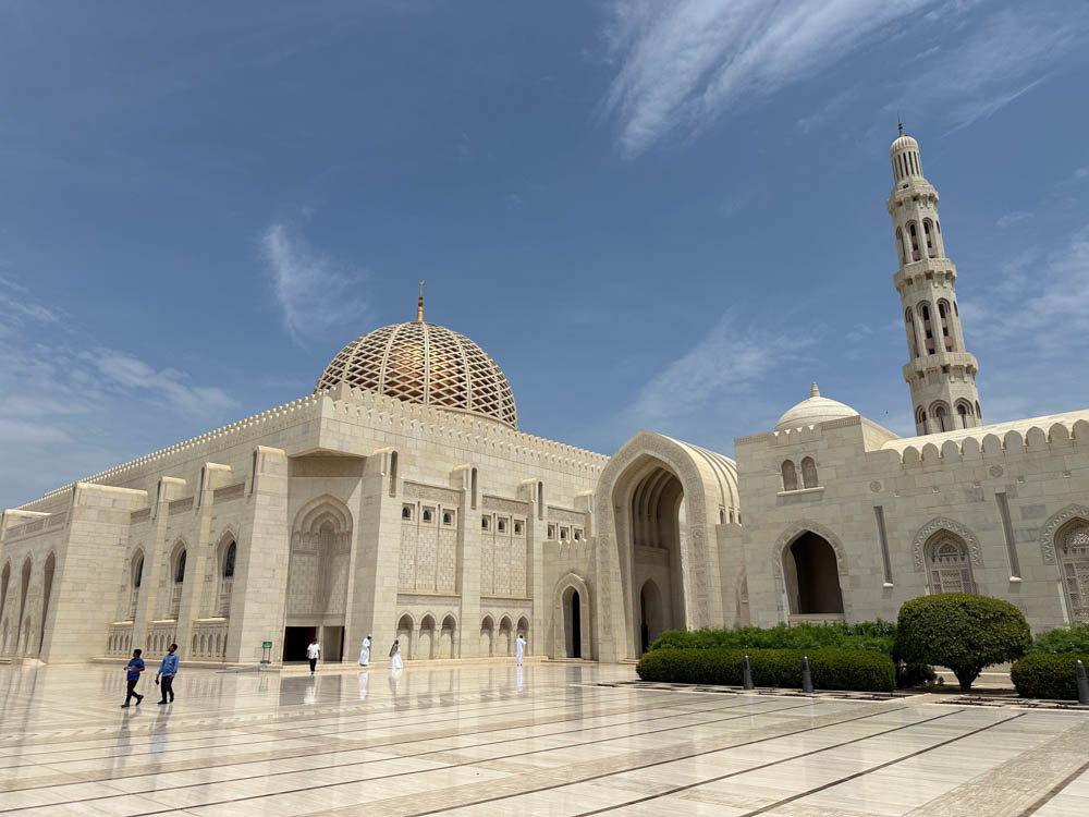 Ouside the Grand Mosque