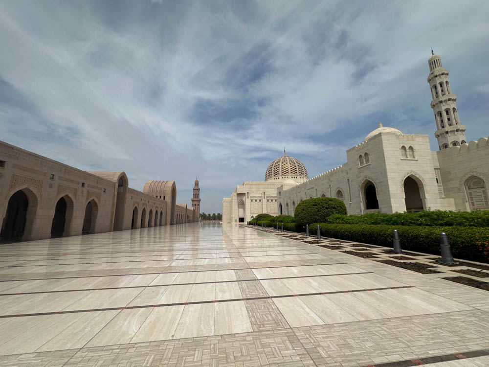 Outside the Grand Mosque