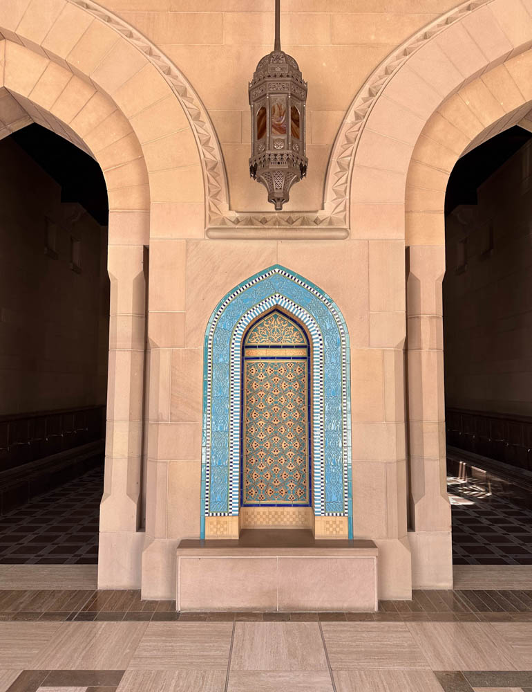 Outside the Grand Mosque