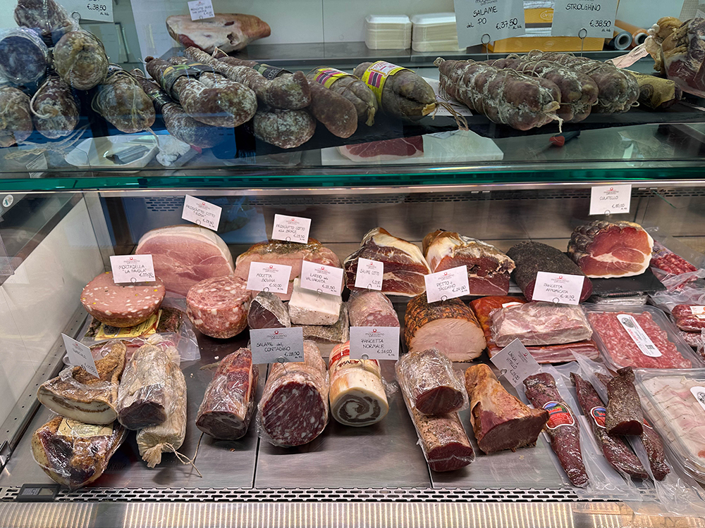 Deli in Ivrea - cured meats