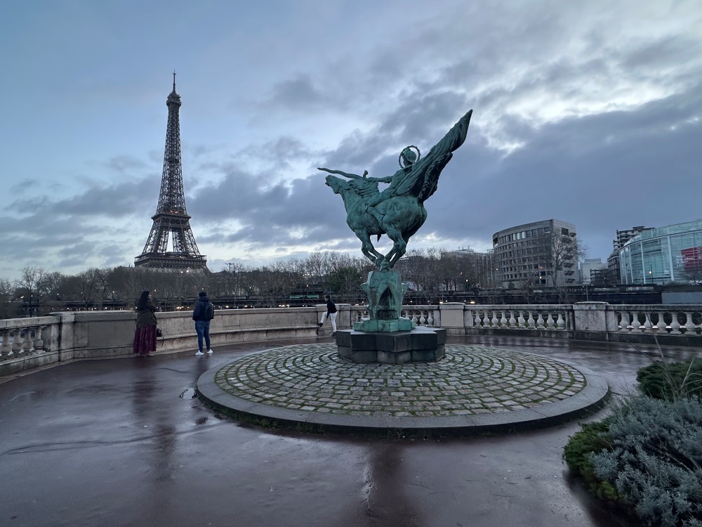 Eiffel from the La France Renaissante