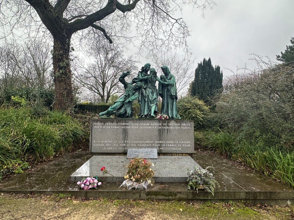 Monument to WWI Czechoslovakian volunteers