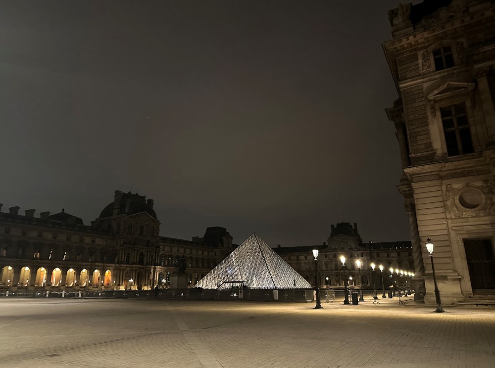 Pyramid by Night