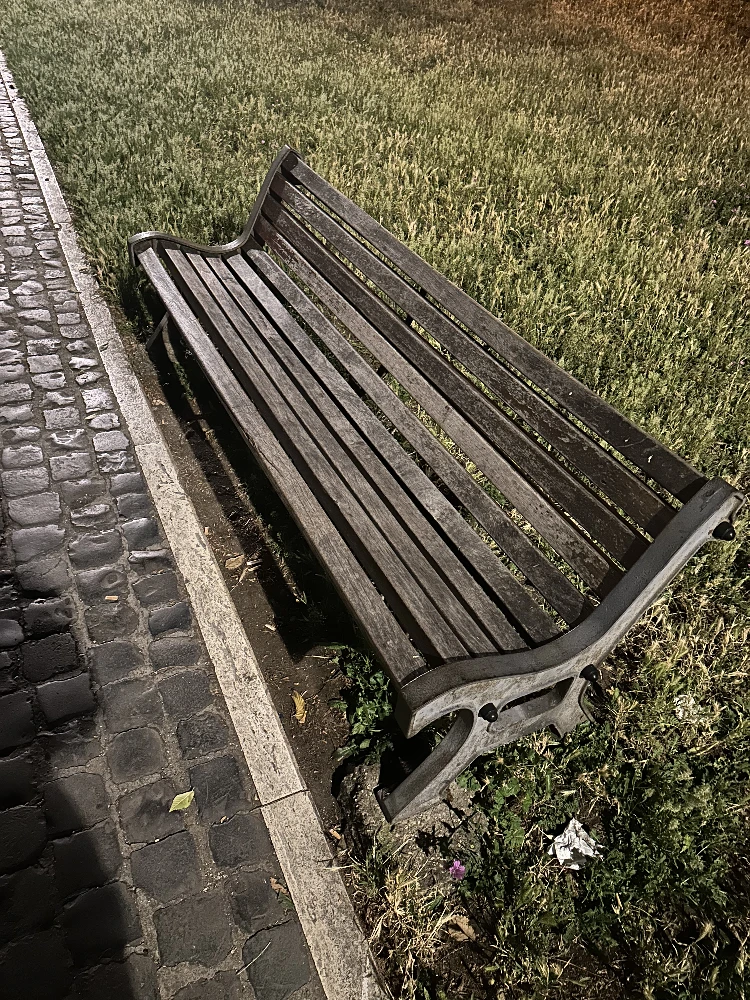 A bench for sleeping