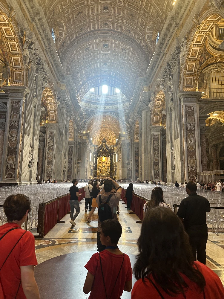 Entering San Pietro
