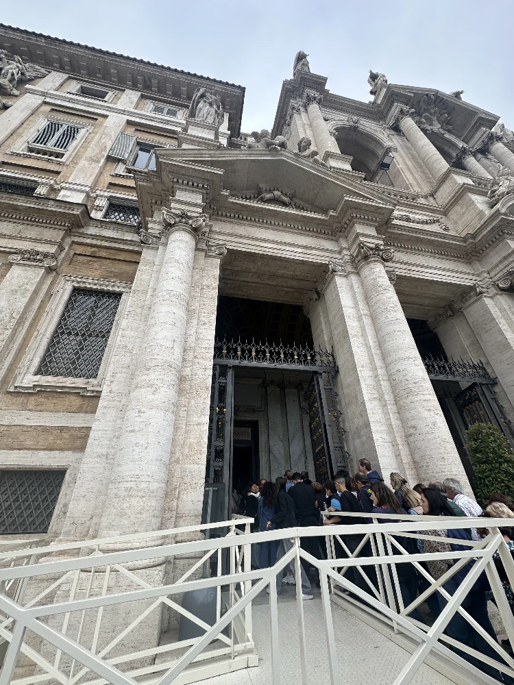 Entering Santa Maria Maggiore