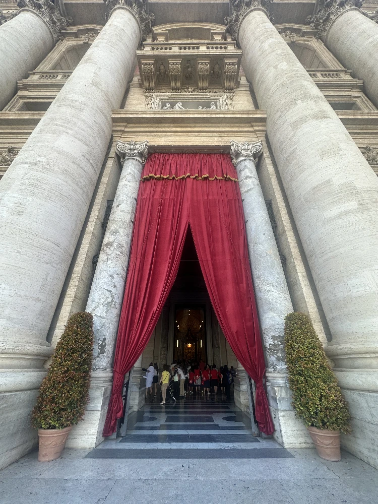 Entrance at San Pietro