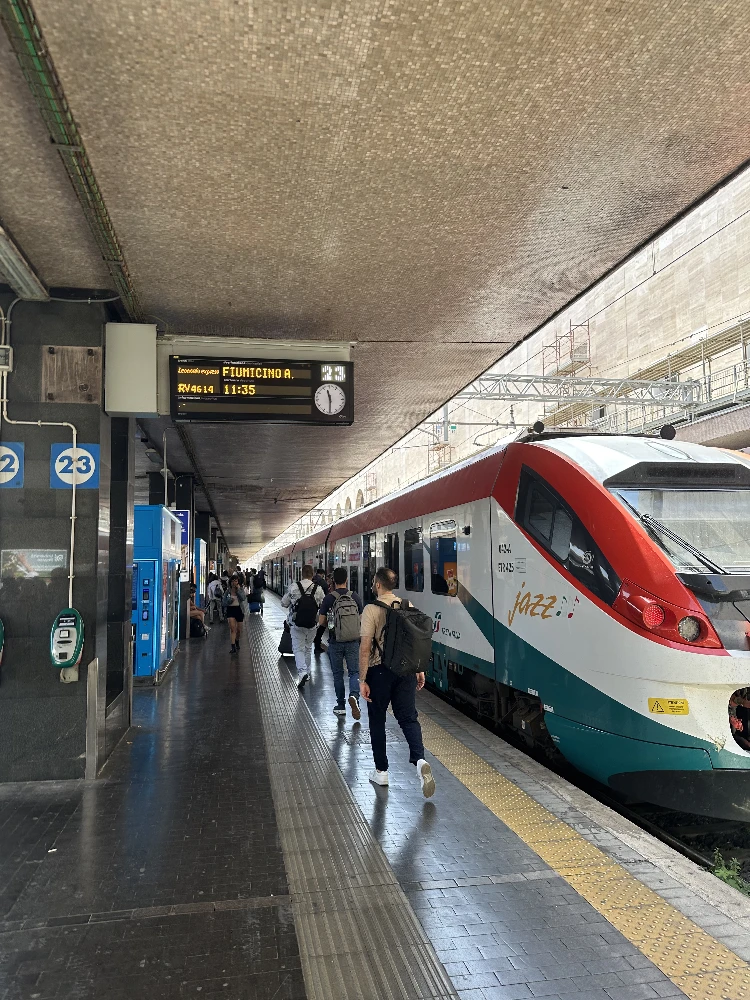 Leonardo Express leaving Rome