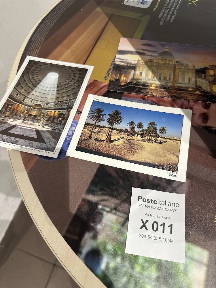Outbound postcards