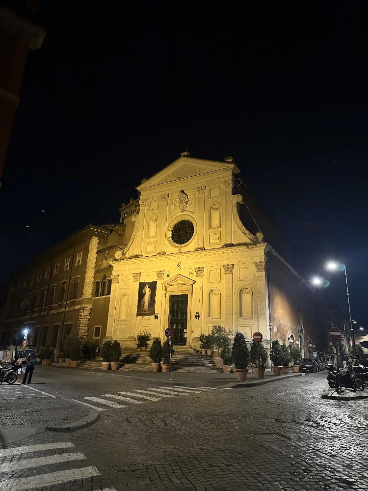Santo Spirito in Sassia by night