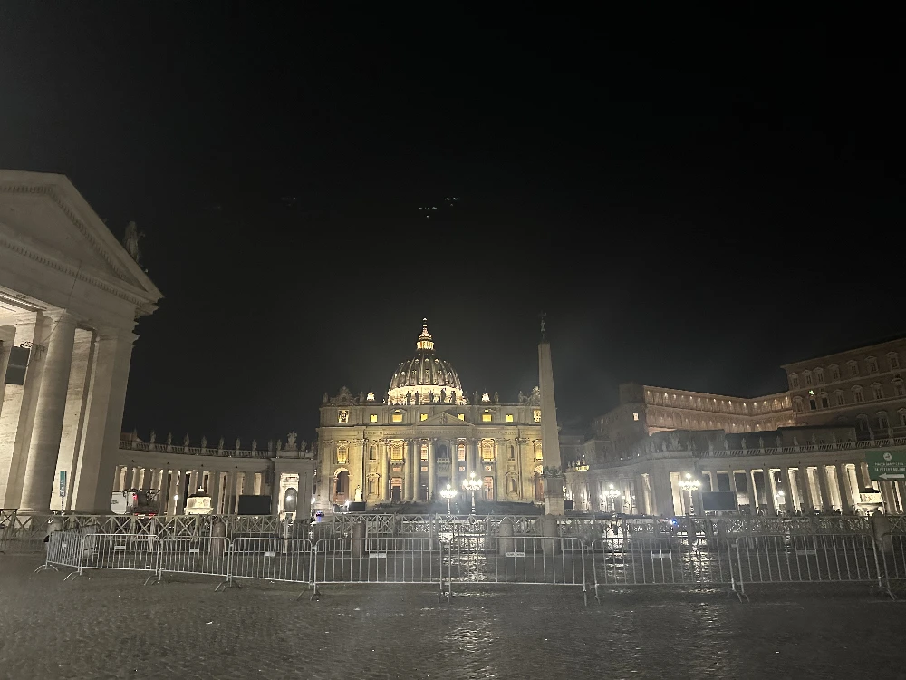 St Peter's by night
