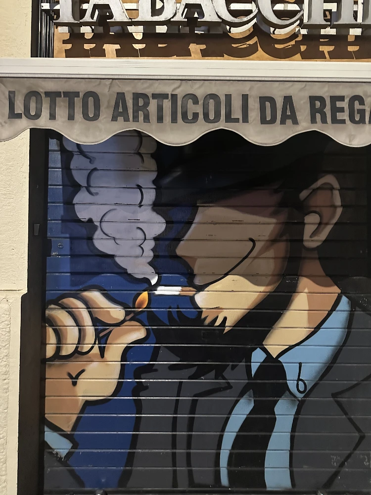 Street art - smoking