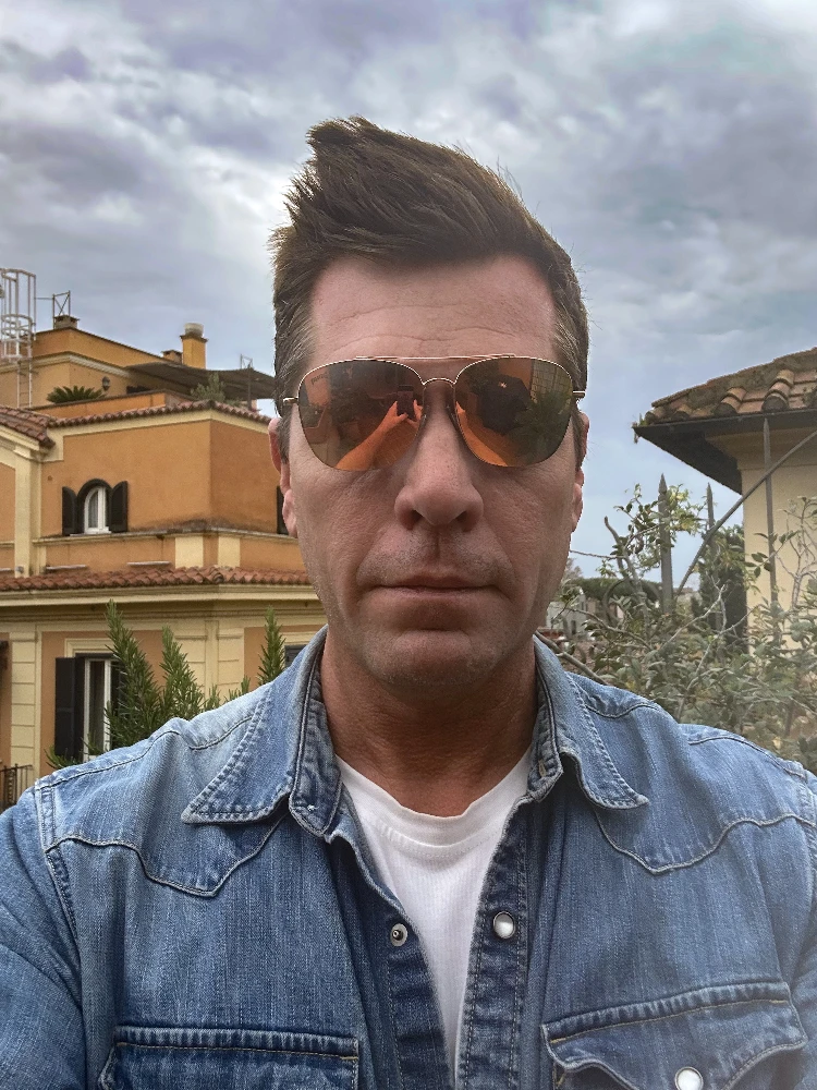 Benjamin Turin at Piazza Sant'Anselmo