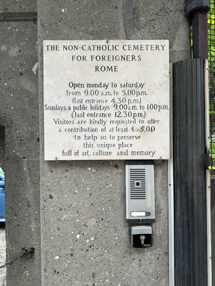 Non-Catholic Cemetery of Rome