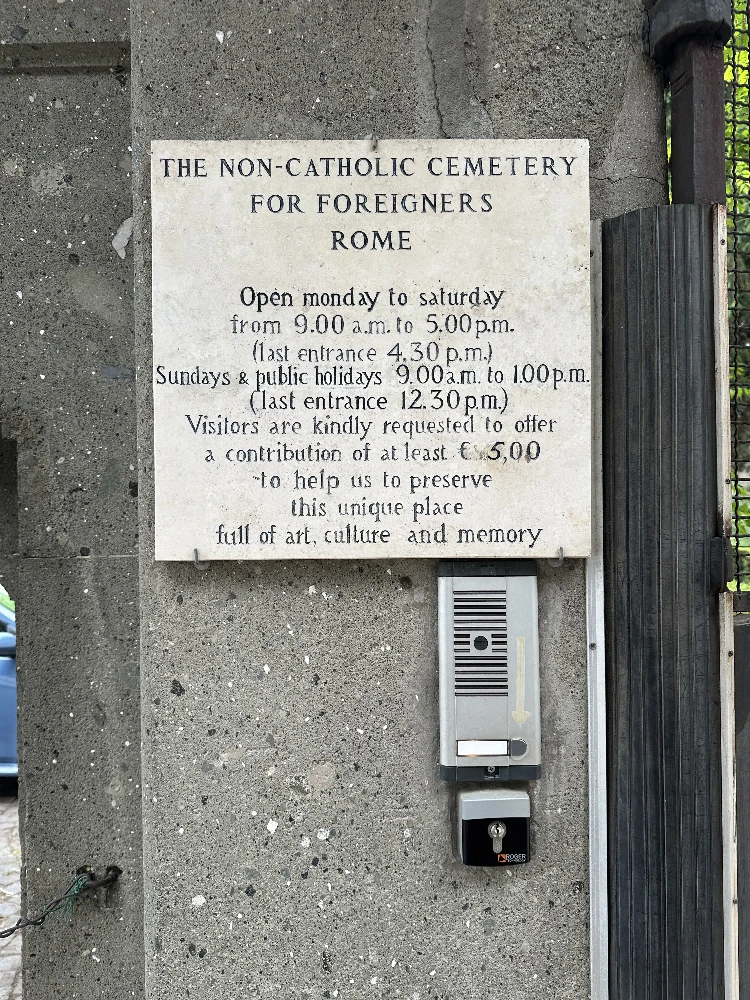 Non-Catholic Cemetery of Rome